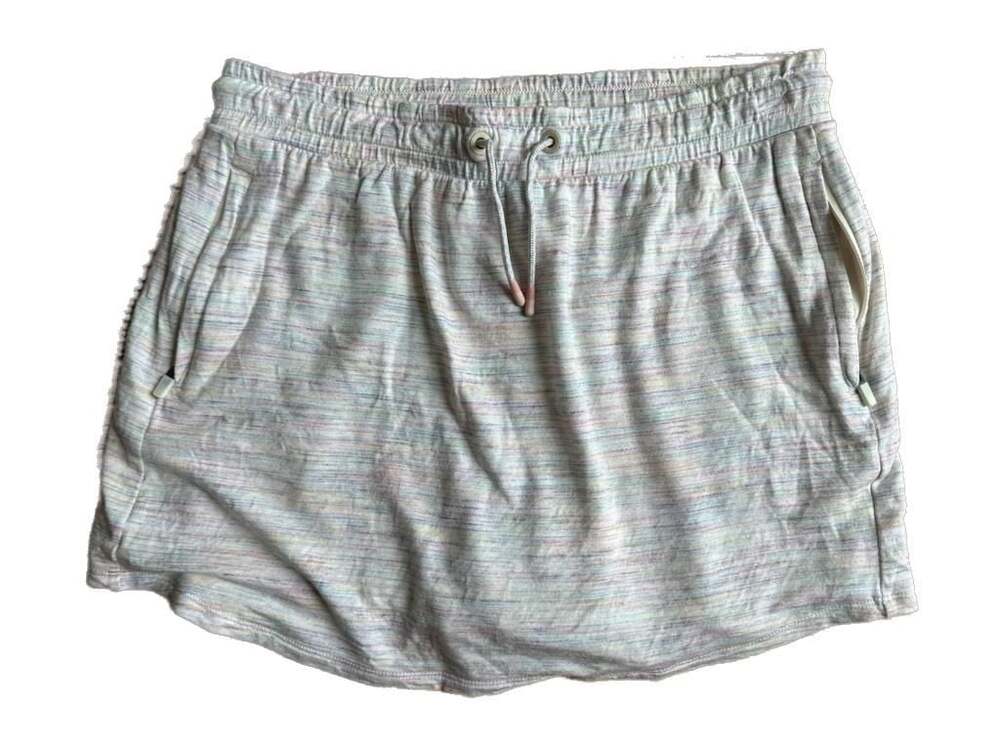Athleta Girl Skort Size XXL/16 Rainbow Multicolor Space Dye Athletic Skirt